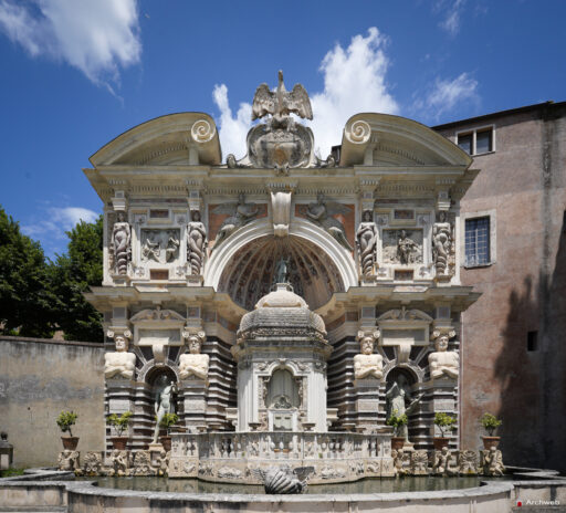 Villa d'Este a Tivoli. Fotografie © M.S. Archweb.com