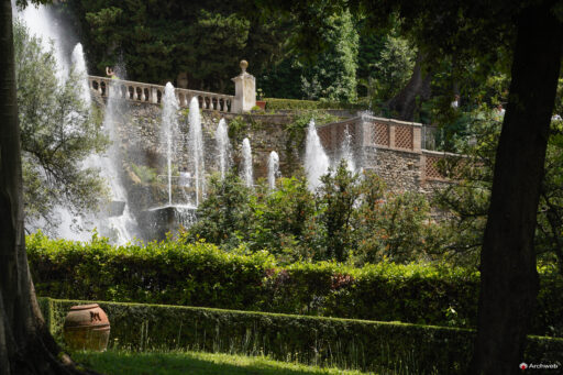 Villa d'Este a Tivoli. Fotografie © M.S. Archweb.com