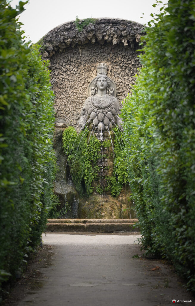 Villa d'Este a Tivoli. Fotografie © M.S. Archweb.com