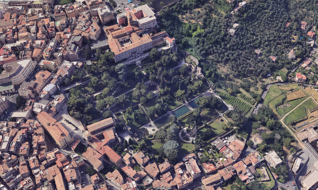 Villa d'Este a Tivoli. Foto © Google Maps