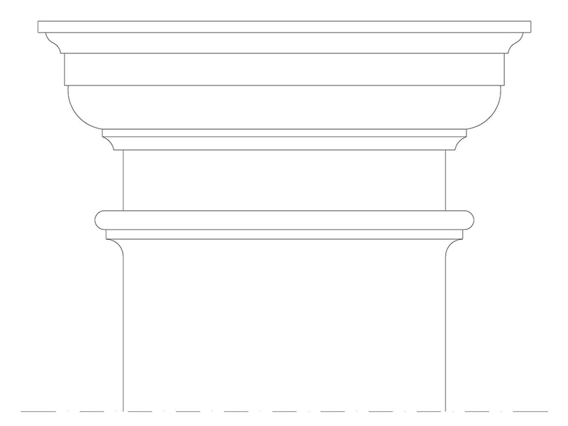 Capitello dorico dwg Archweb