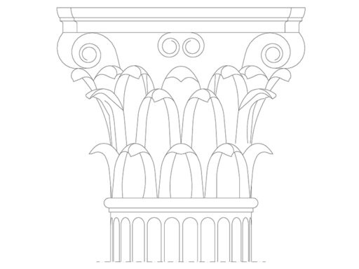 Capitello stile corinzio dwg Archweb