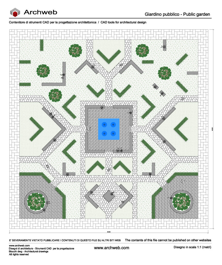Giardino contemporaneo dwg 04 Archweb