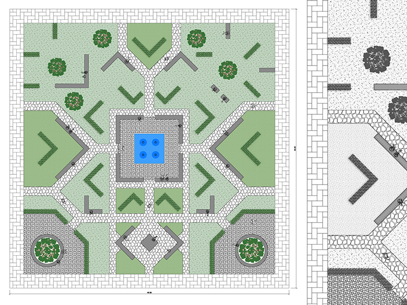 Giardino contemporaneo dwg 04 Archweb