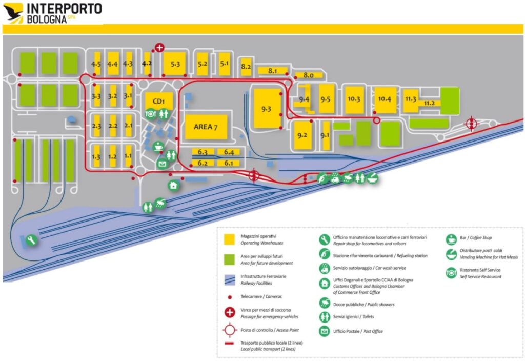 Interporto Bologna - mappa