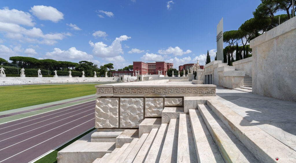 Stadio dei Marmi "Pietro Mennea" . Fotografie di qualità in 4K Fotografie © Archweb.com
