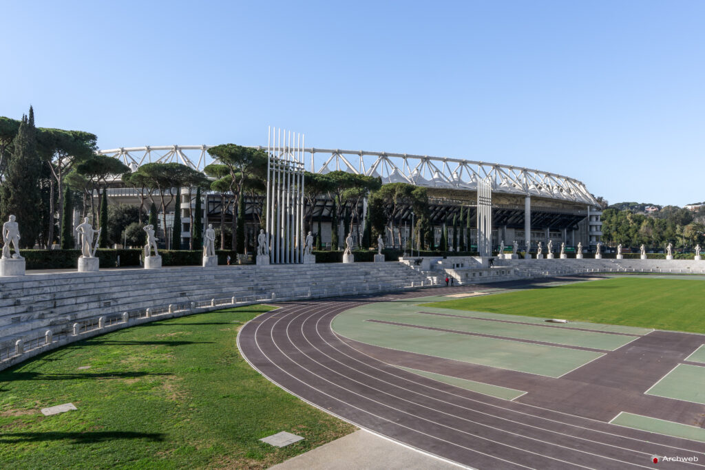 Stadio dei Marmi "Pietro Mennea" . Fotografie di qualità in 4K Fotografie © Archweb.com