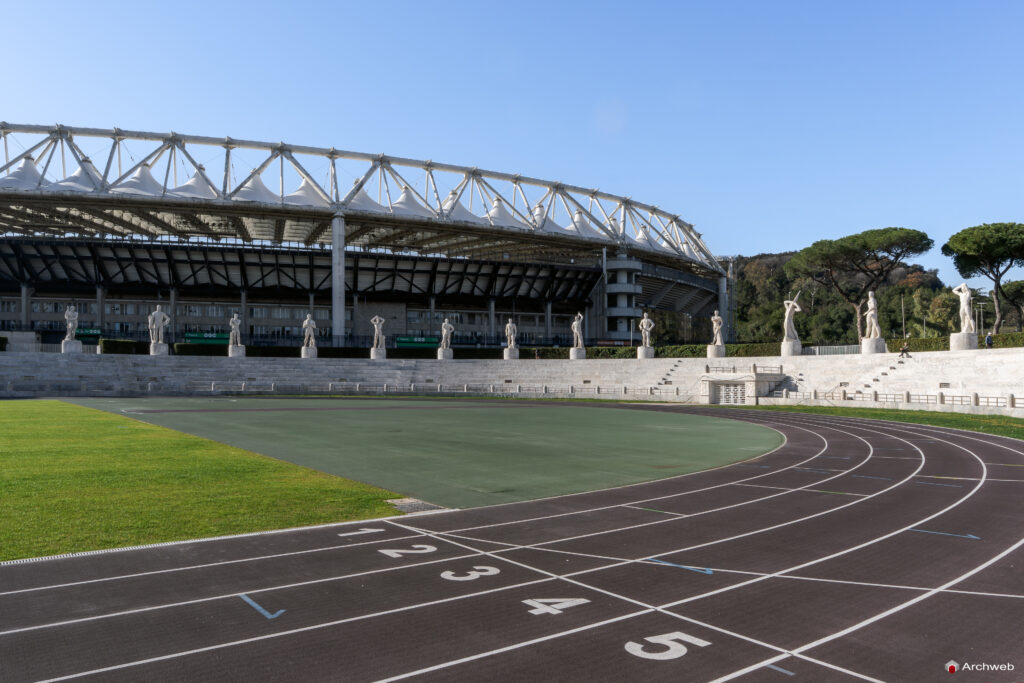 Stadio dei Marmi "Pietro Mennea" . Fotografie di qualità in 4K Fotografie © Archweb.com