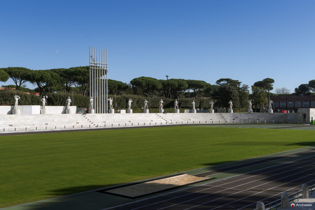 Stadio dei Marmi "Pietro Mennea" . Fotografie di qualità in 4K Fotografie © Archweb.com