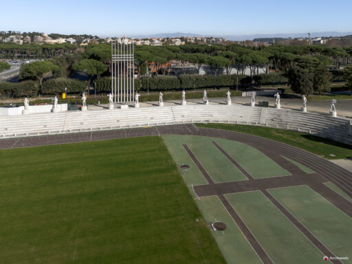 Stadio dei Marmi "Pietro Mennea" . Fotografie di qualità in 4K Fotografie © Archweb.com