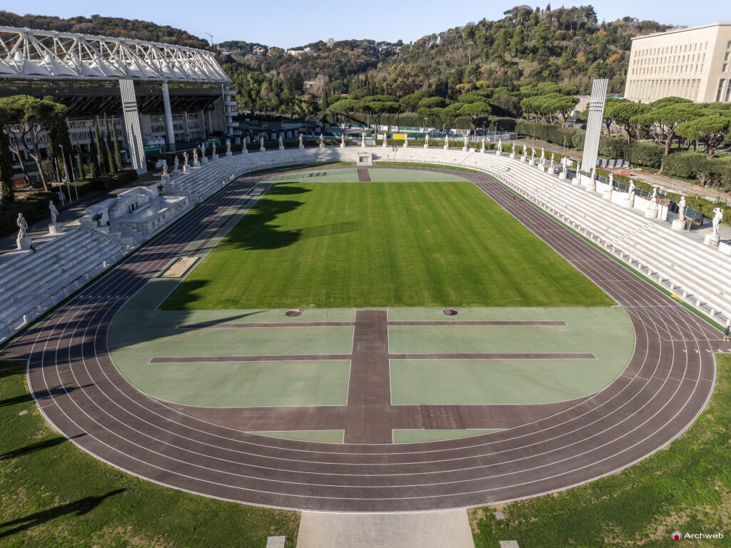 Stadio dei Marmi "Pietro Mennea" . Fotografie di qualità in 4K Fotografie © Archweb.com