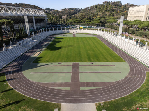 Stadio dei Marmi "Pietro Mennea" . Fotografie di qualità in 4K Fotografie © Archweb.com