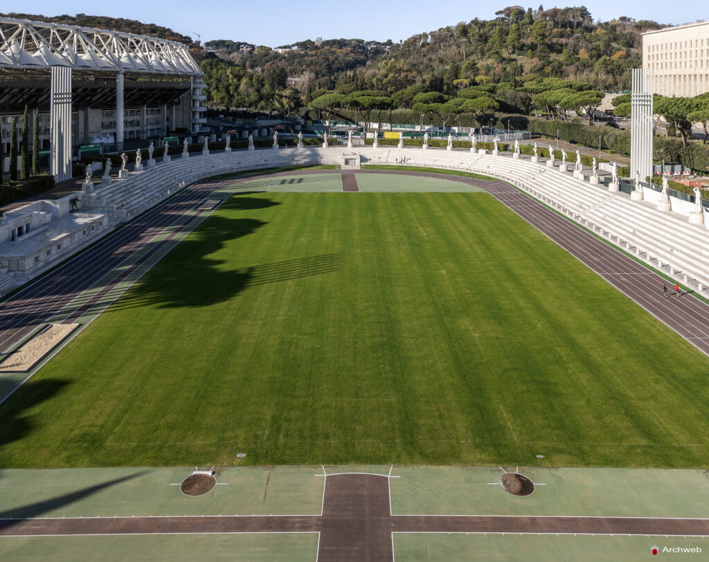 Stadio dei Marmi "Pietro Mennea" . Fotografie di qualità in 4K Fotografie © Archweb.com