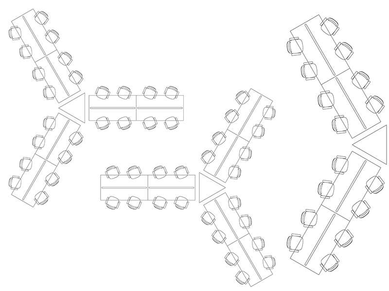 Tavoli lettura - lavoro dwg Archweb