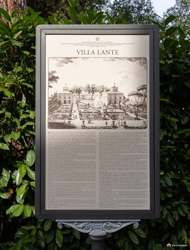 Villa Lante a Bagnaia. Fotografie © M.S. Archweb.com