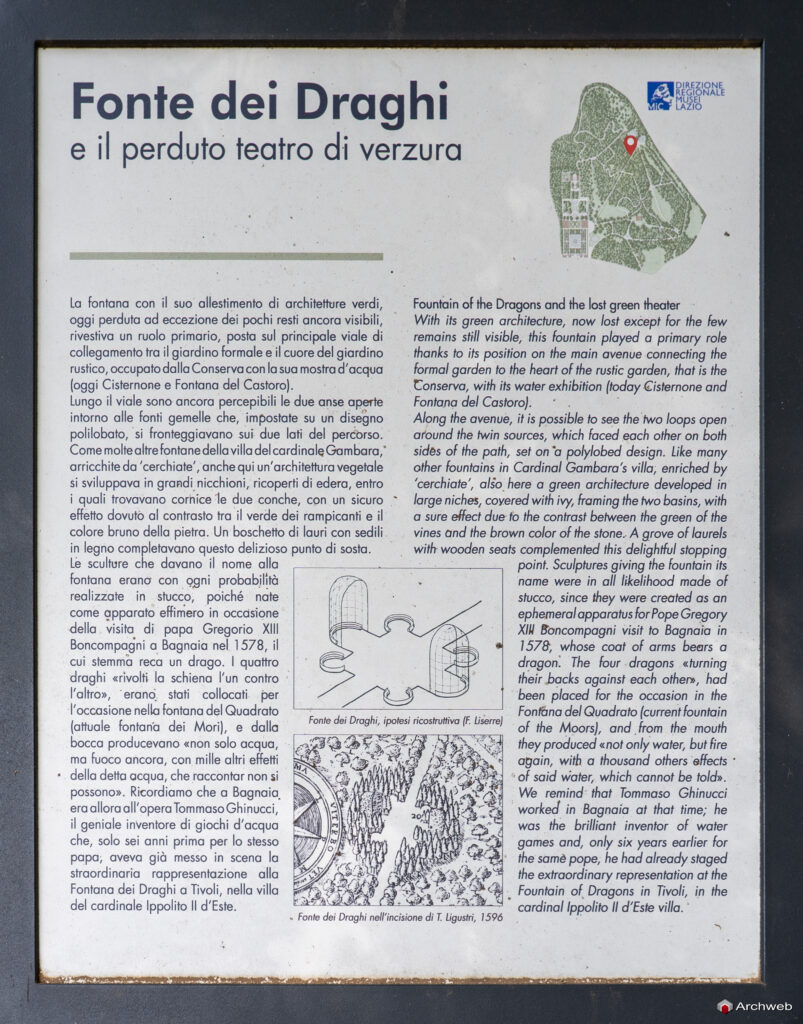 Villa Lante a Bagnaia. Fotografie © M.S. Archweb.com