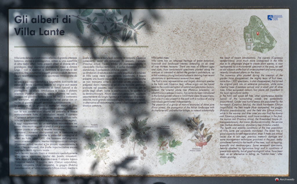 Villa Lante a Bagnaia. Fotografie © M.S. Archweb.com