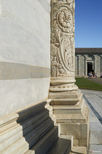 Battistero di San Giovanni a Pisa. Fotografie © Archweb.com