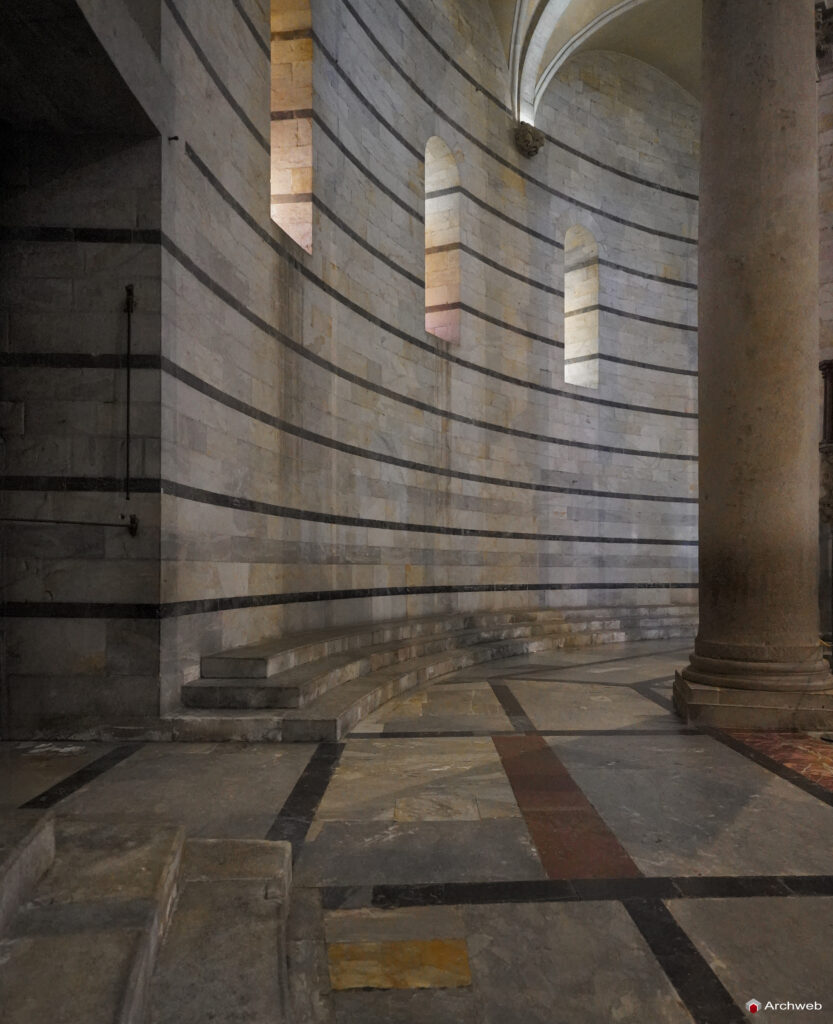 Battistero di San Giovanni a Pisa. Fotografie © Archweb.com
