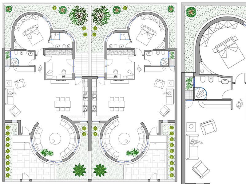 Anteprima Archweb - Casa bifamiliare 30 dwg