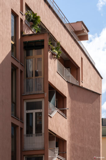 Casa Cooperativa Astrea di Luigi Moretti. Roma 1947 - 1951. Fotografie © Archweb.com