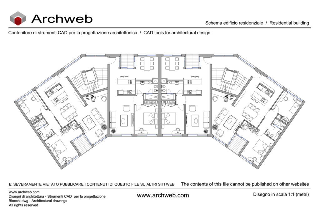 Casa in linea - Angolo 6 dwg.