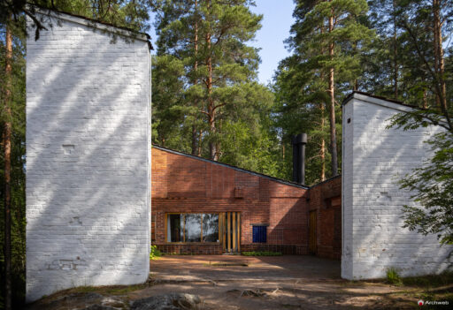 Casa sperimentale di Muuratsalo. Progetto di Alvar Aalto. Fotografie © Archweb.com