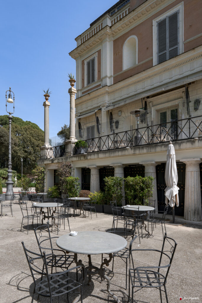 Casina Valadier a Villa Borghese. Fotografie © Archweb.com