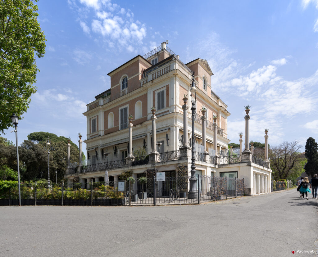 Casina Valadier a Villa Borghese. Fotografie © Archweb.com