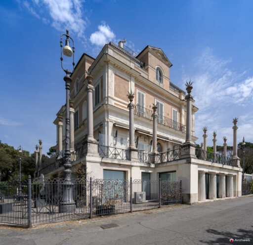 Casina Valadier a Villa Borghese. Fotografie © Archweb.com
