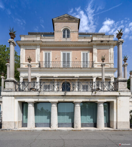 Casina Valadier a Villa Borghese. Fotografie © Archweb.com