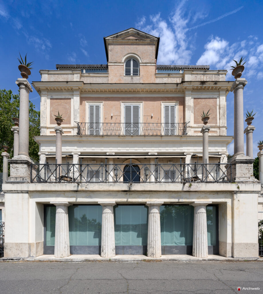 Casina Valadier a Villa Borghese. Fotografie © Archweb.com