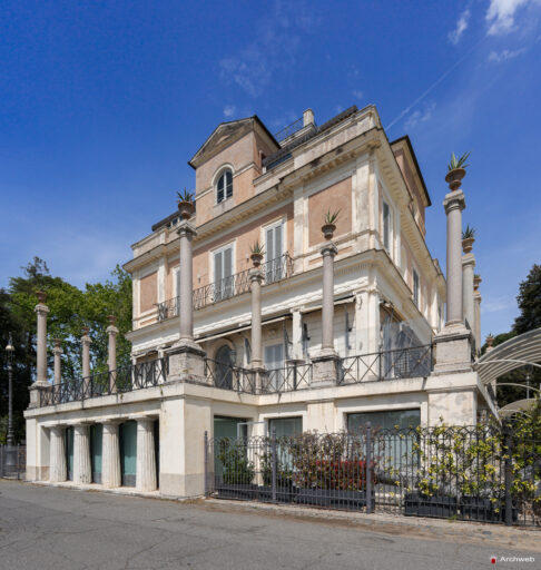 Casina Valadier a Villa Borghese. Fotografie © Archweb.com