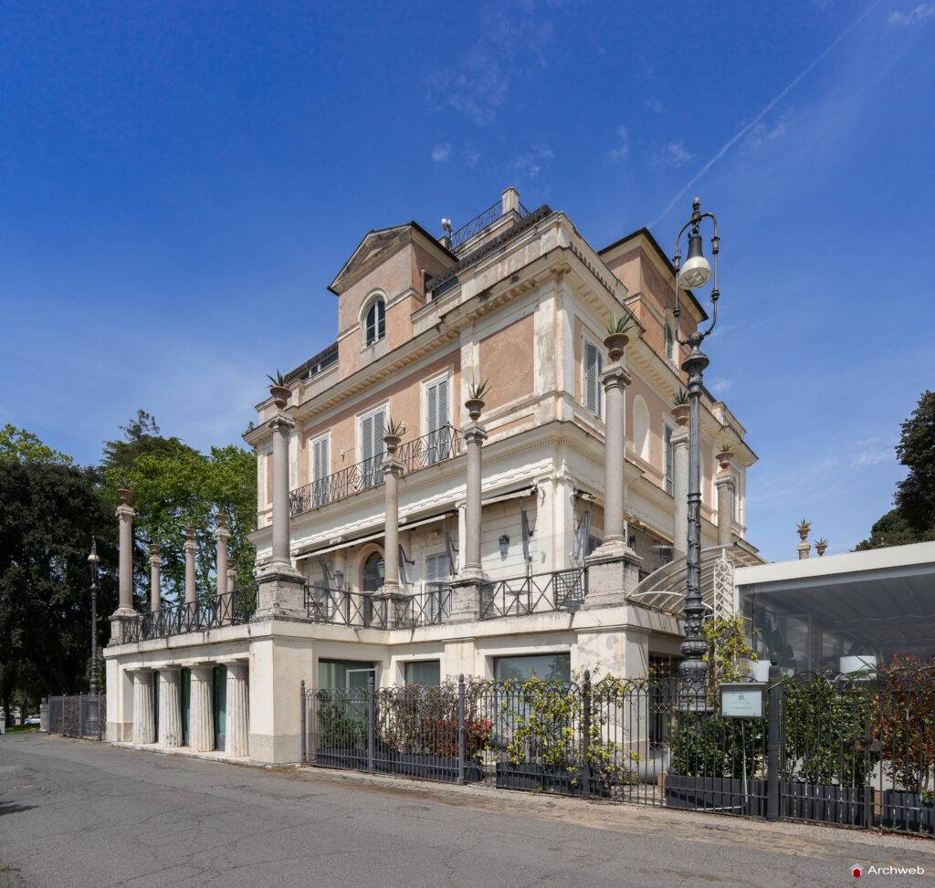 Casina Valadier a Villa Borghese. Fotografie © Archweb.com