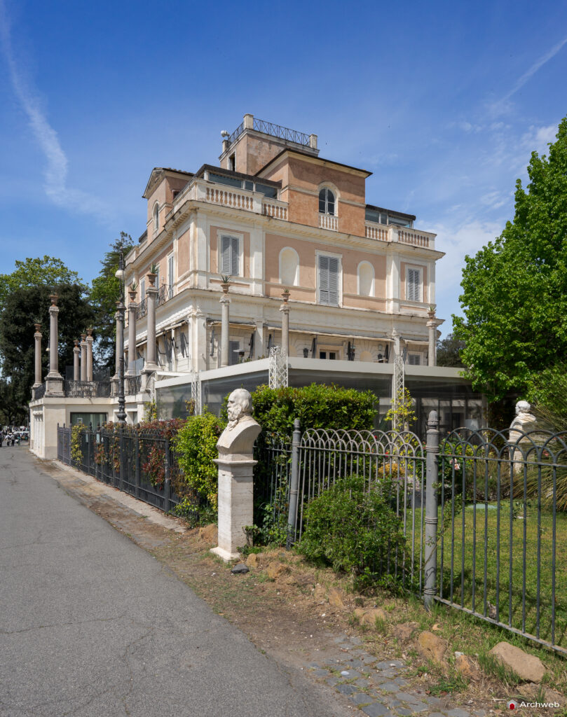 Casina Valadier a Villa Borghese. Fotografie © Archweb.com