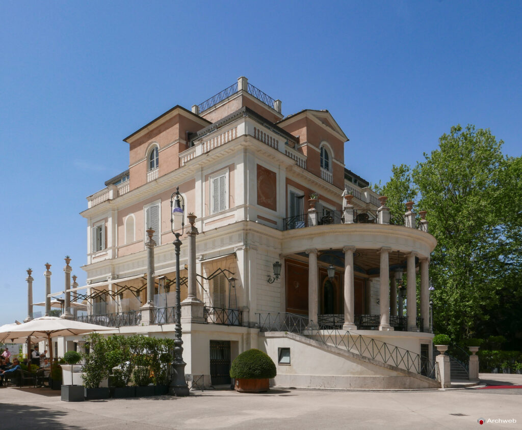 Casina Valadier a Villa Borghese. Fotografie © Archweb.com