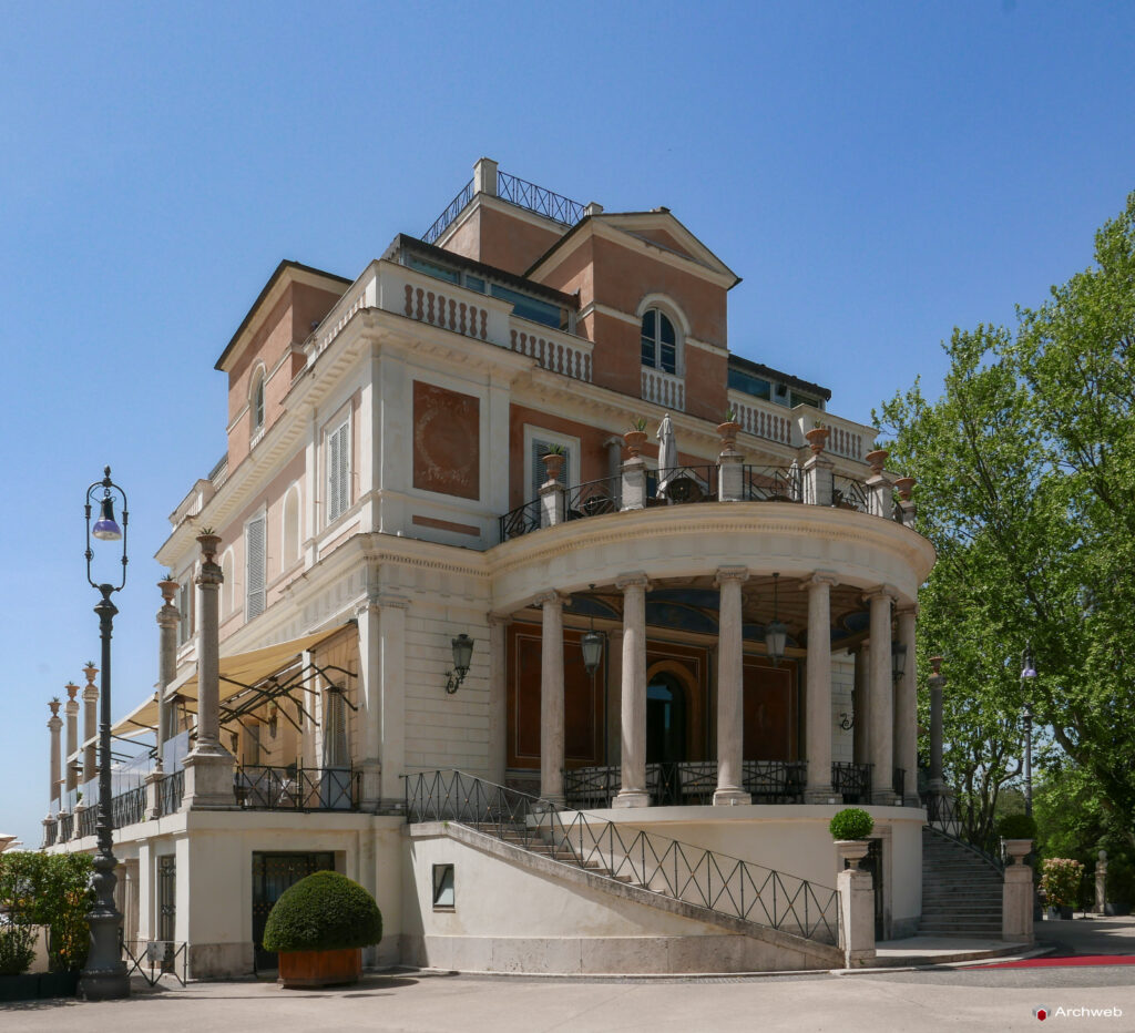 Casina Valadier a Villa Borghese. Fotografie © Archweb.com