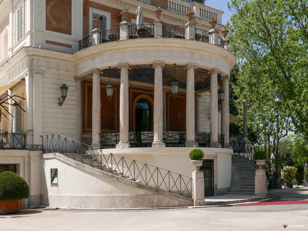 Casina Valadier a Villa Borghese. Fotografie © Archweb.com