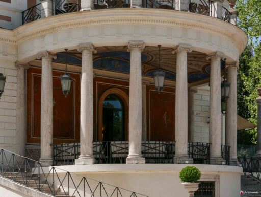 Casina Valadier a Villa Borghese. Fotografie © Archweb.com