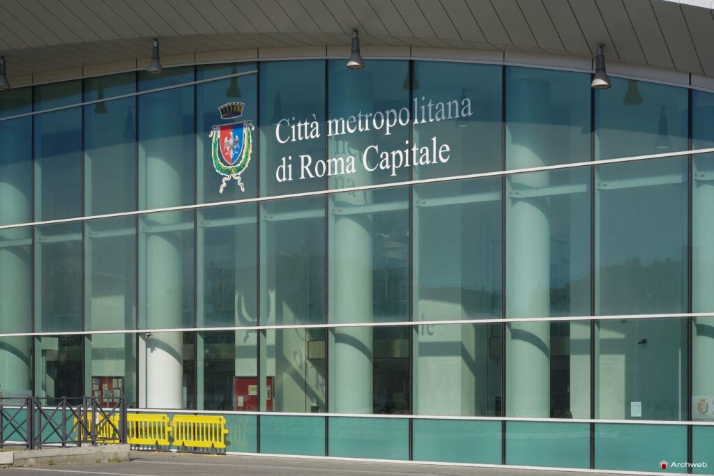 La Torre Europarco ospita uffici della Città metropolitana di Roma Capitale. Fotografie © Archweb.com