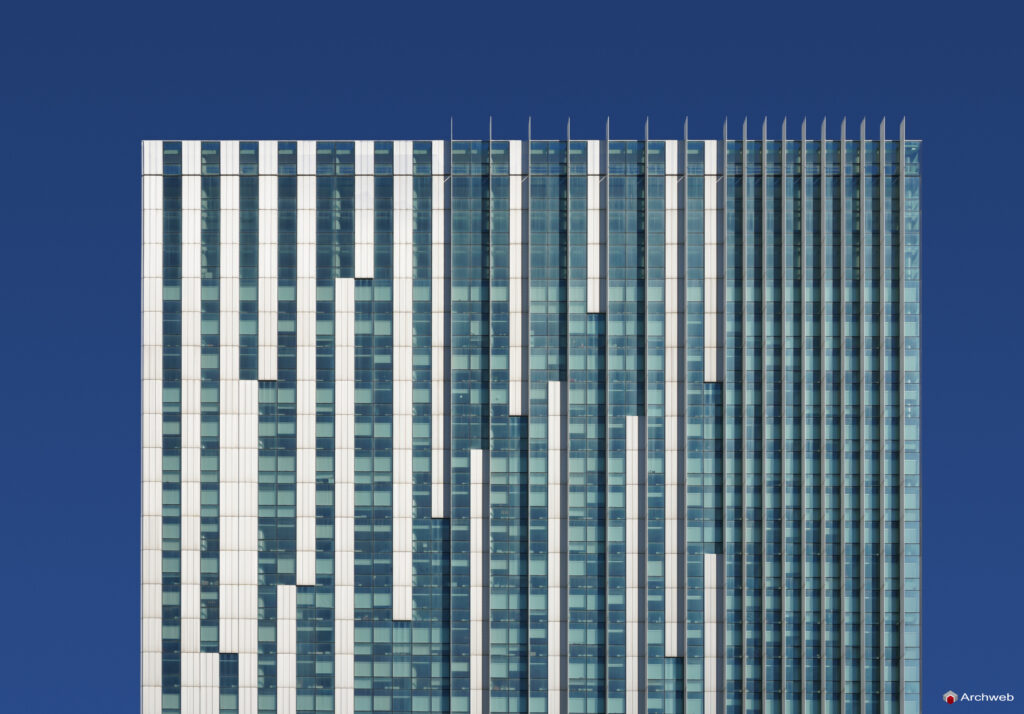 La Torre Europarco ospita uffici della Città metropolitana di Roma Capitale. Fotografie © Archweb.com