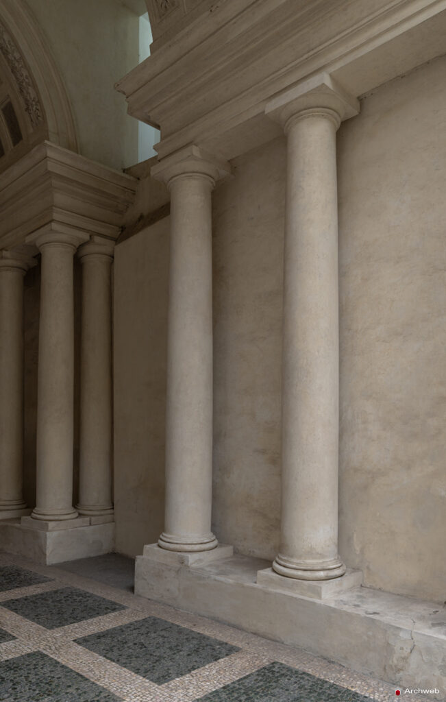 Galleria prospettica del Borromini a Palazzo Spada. Fotografie © Archweb.com