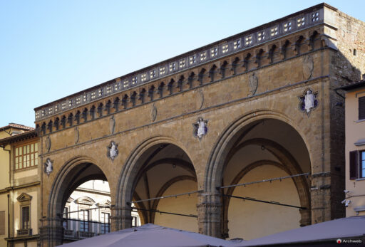 Loggia dei Lanzi a Firenze (Loggia della Signoria) Fotografie 4K © Archweb.com