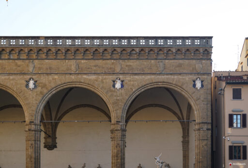 Loggia dei Lanzi a Firenze (Loggia della Signoria) Fotografie 4K © Archweb.com