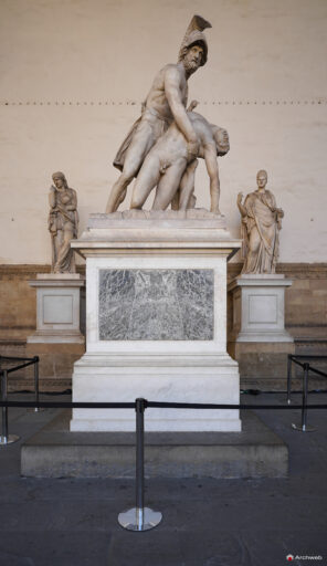 Loggia dei Lanzi a Firenze (Loggia della Signoria) Fotografie 4K © Archweb.com