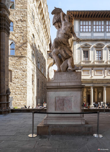 Loggia dei Lanzi a Firenze (Loggia della Signoria) Fotografie 4K © Archweb.com