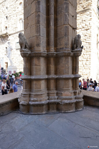 Loggia dei Lanzi a Firenze (Loggia della Signoria) Fotografie 4K © Archweb.com