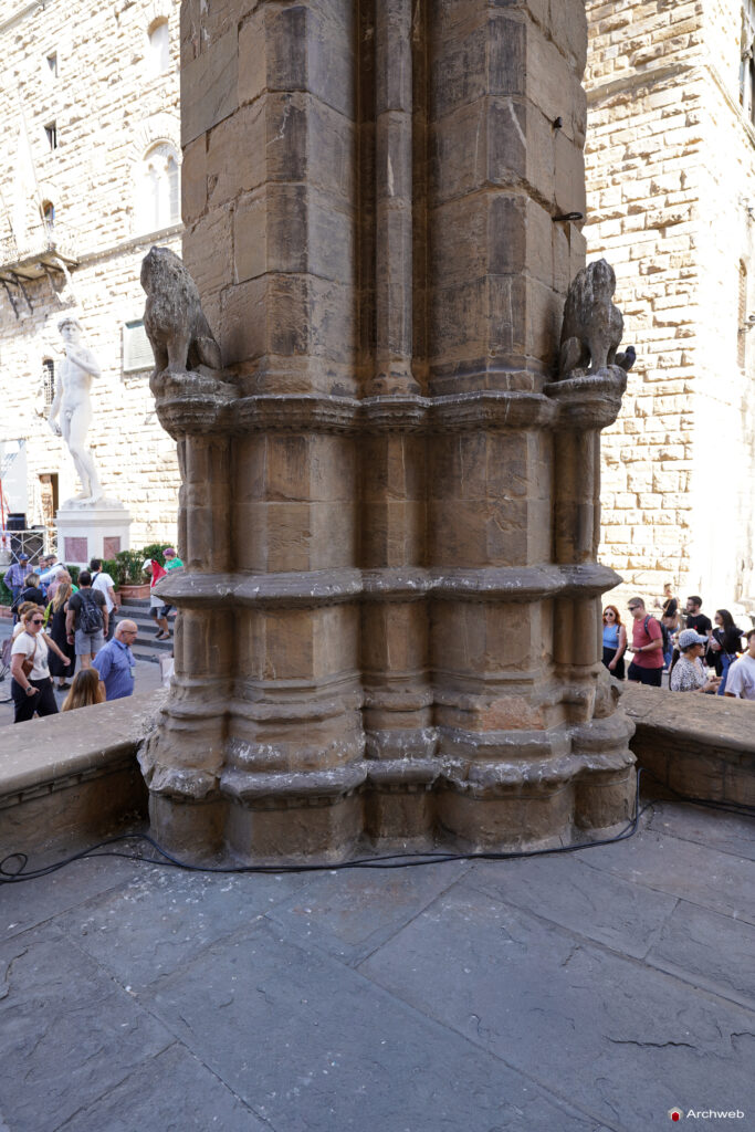 Loggia dei Lanzi a Firenze (Loggia della Signoria) Fotografie 4K © Archweb.com