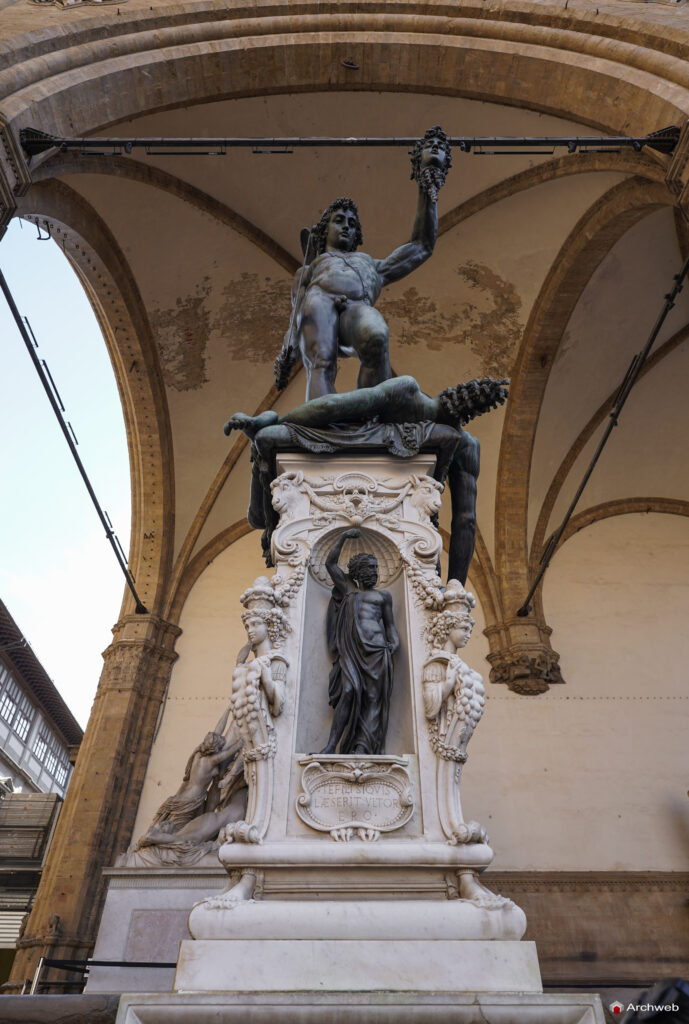 Loggia dei Lanzi a Firenze (Loggia della Signoria) Fotografie 4K © Archweb.com