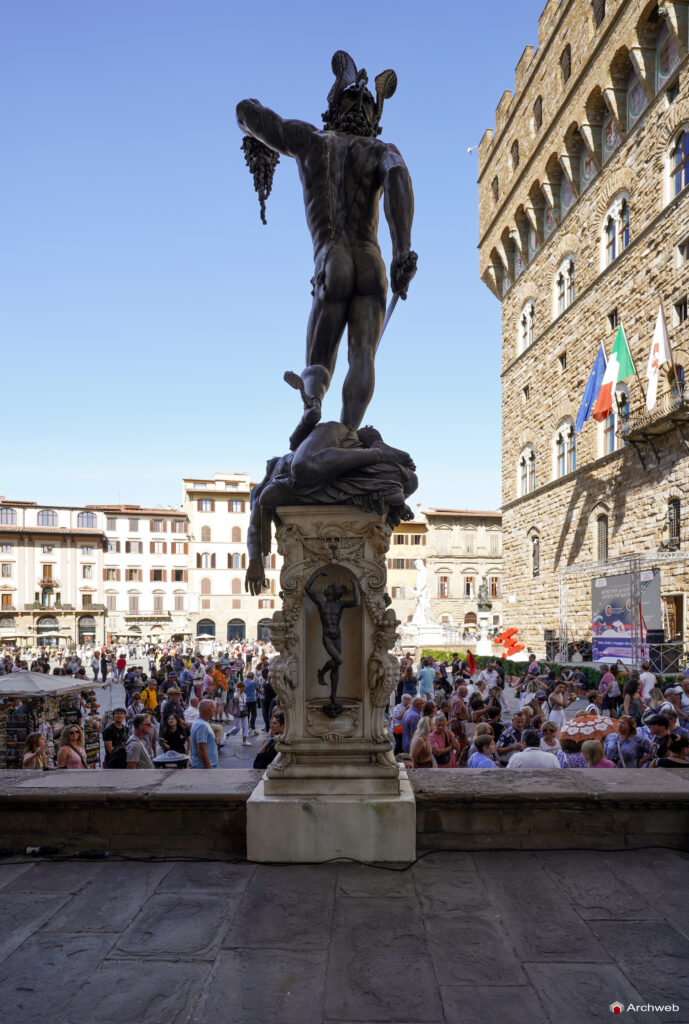 Loggia dei Lanzi a Firenze (Loggia della Signoria) Fotografie 4K © Archweb.com